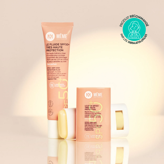 Même Fluide Solaire très haute protection SPF50+ visage peaux sensibles 40ml