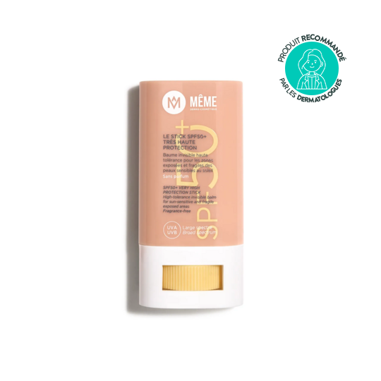 Même Stick Solaire très haute protection SPF50+ visage et zones sensibles 18g