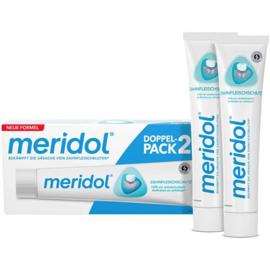 Meridol Dentifrice protection gencives 2 × 75 ml – dentifrice gencives sensibles
