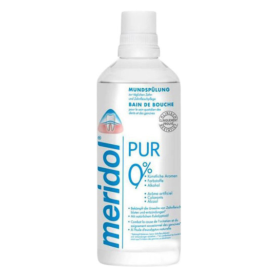 MERIDOL PUR 0% - Bain de Bouche - 400 ml