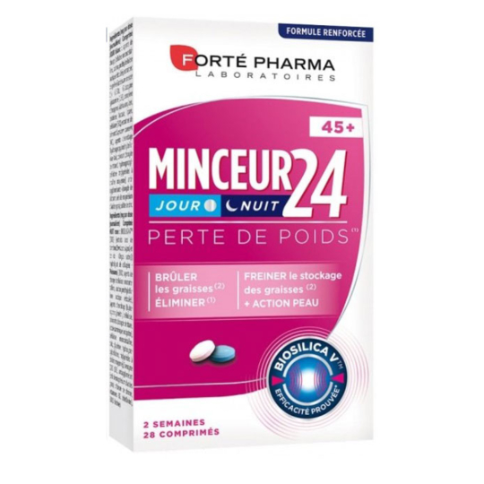 MINCEUR 24 - Jour/Nuit 45+ - 2 x 28 Comprimés