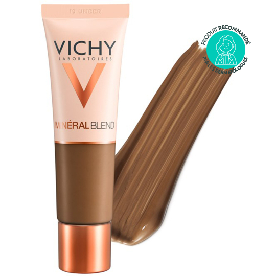 MINERAL BLEND - Fond de Teint Hydratant Tenue 16h - N°19 Umber