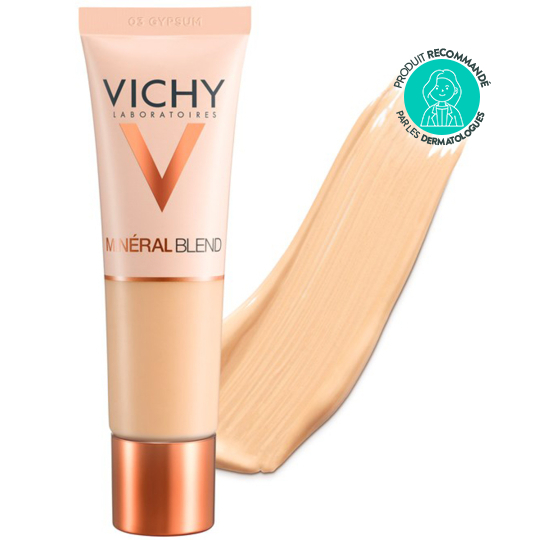 MINERAL BLEND - Fond de Teint Hydratant Tenue 16h n°3 Gypsum