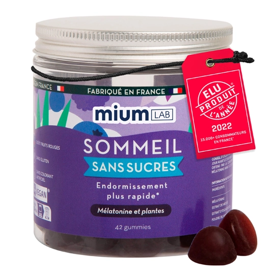 Mium Lab Sommeil Sans Sucres 14 gummies sommeil & détente