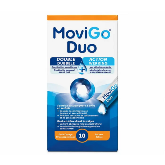 Movigo DUO 10 sachets – double action constipation et ballonnements