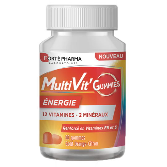 Multivit'Gummies - Energie - 60 gommes
