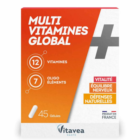 Vitavea Multi'vitamines Energie 19 vitamines & minéraux 30 gélules