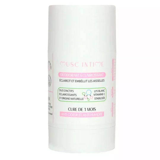 Musc Intime Déodorant éclaircissant 50 g anti-odeur et anti-taches aisselles