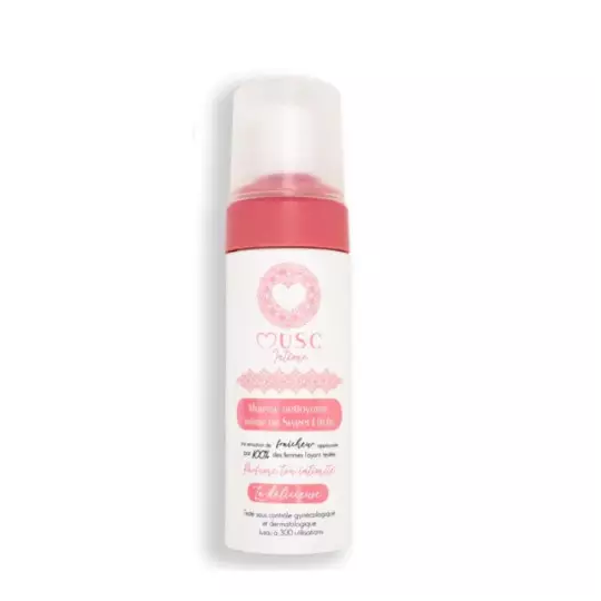 Musc Intime Mousse nettoyante intime Sweet Litchi 150 ml hygiène intime douce et parfumée