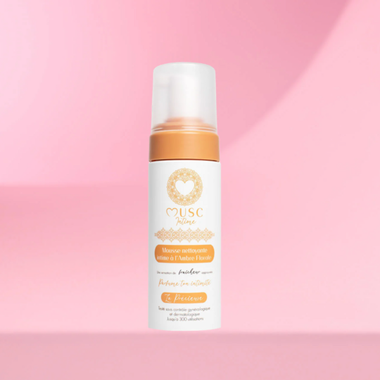 Musc Intime La Précieuse Mousse Nettoyante Intime Ambre Sauvage 150 ml hygiène intime parfumée