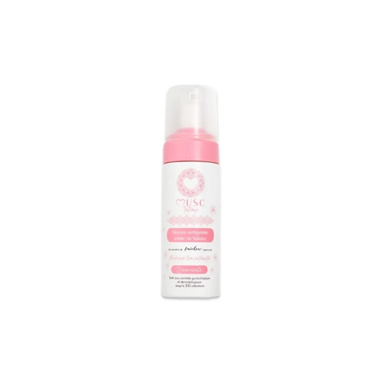 Musc Intime Mousse intime nettoyante Sakura L’Innocente 150 ml hygiène intime parfumée