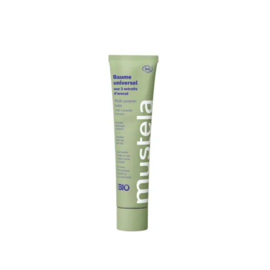 Mustela Baume universel aux 3 extraits d'avocat bio 75 ml – soin visage et corps