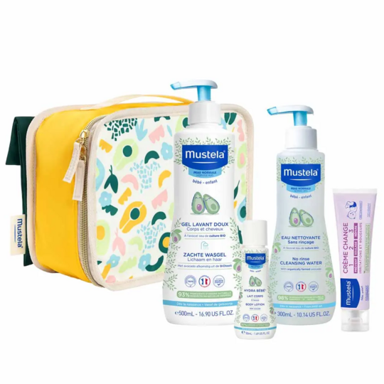 Mustela Vanity Mes Premiers Produits Bébé – Coffret toilette et change dès la naissance