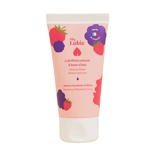 My Lubie lubrifiant naturel aromatisé framboise mûre 50ml – soin intime gourmand