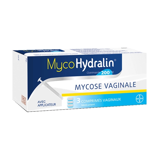 MycoHydralin 200 mg 3 comprimés vaginaux – Traitement mycose vaginale sans ordonnance