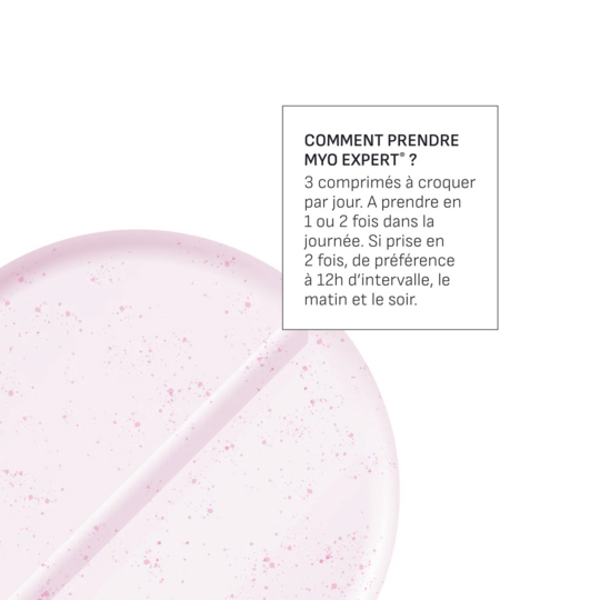 Myo Expert Inositol 60 comprimés à croquer – Complément alimentaire SOPK & équilibre hormonal