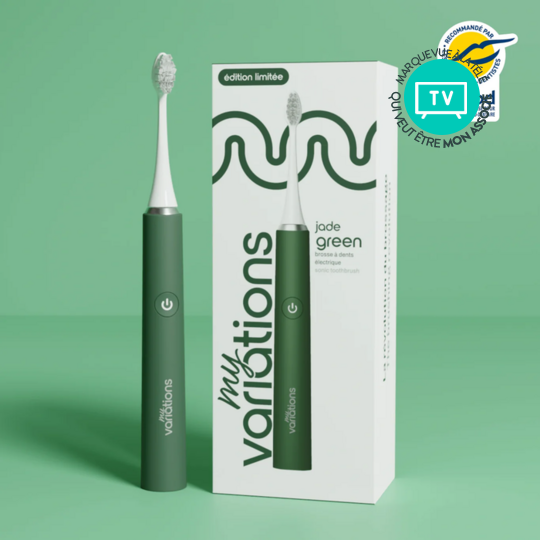 MyVariations Brosse à Dents Électrique Sonique Jade – Nettoyage en profondeur & douceur gingivale