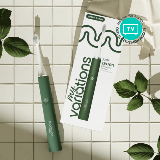 MyVariations Brosse à Dents Électrique Sonique Jade – Nettoyage en profondeur & douceur gingivale
