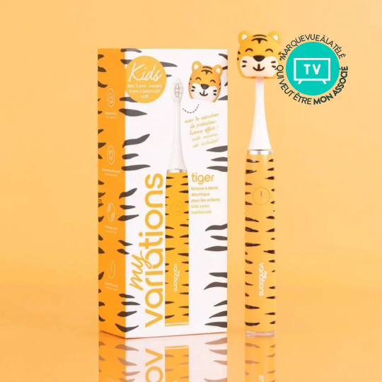 MyVariations kids brosse à dents électrique tigre +3 ans — hygiène dentaire sonique