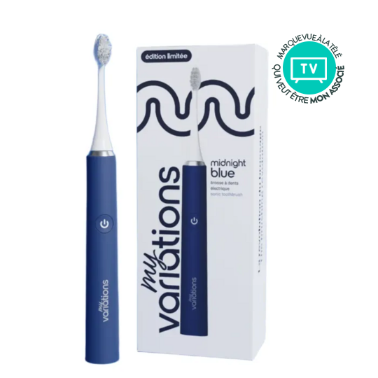 MyVariations Brosse à Dents Électrique Sonique Midnight Blue – Nettoyage profond & gencives saines