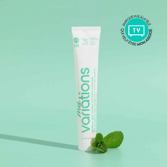 MyVariations Dentifrice Classique Goût Menthe Bio 75 ml – Hygiène bucco-dentaire naturelle