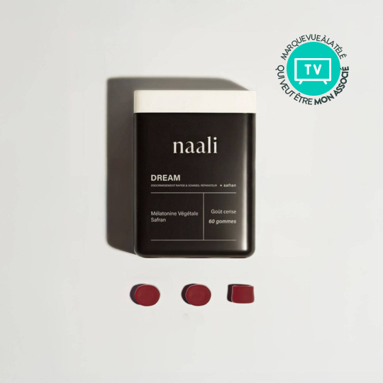 Naali Dream Gummies sommeil 60 gommes – mélatonine végétale et safran