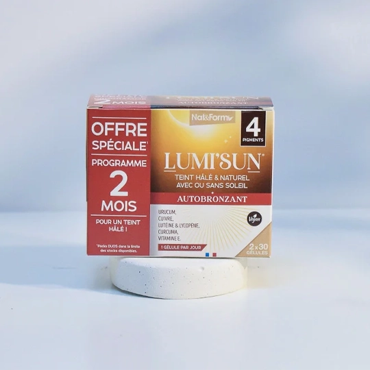 Nat & Form Lumi'Sun Autobronzant en gélules 2 x 30 gélules