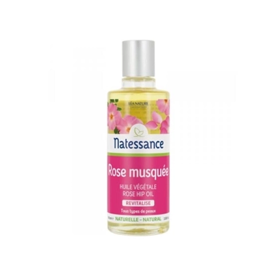 Natessance Huile de Rose Musquée Bio 100 ml – Soin régénérant anti-âge naturel
