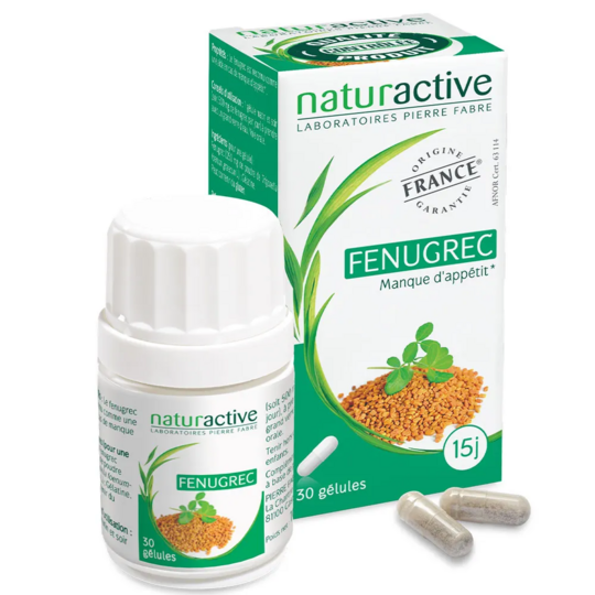 Naturactive Fenugrec 30 gélules – stimulant d’appétit naturel