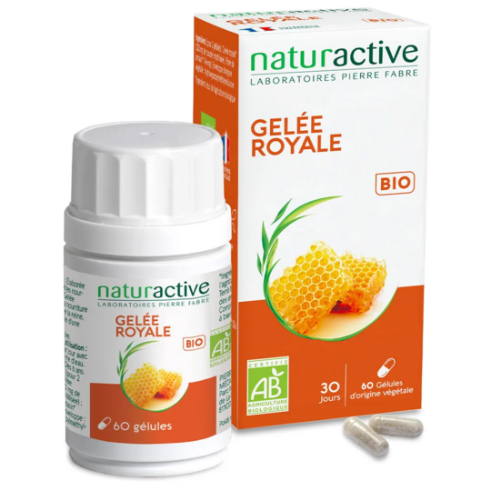 Naturactive Gelée royale BIO 60 gélules – complément énergie et vitalité