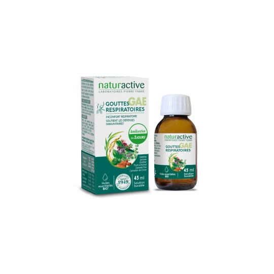 Naturactive Gouttes respiratoires 45 ml – Confort des voies respiratoires