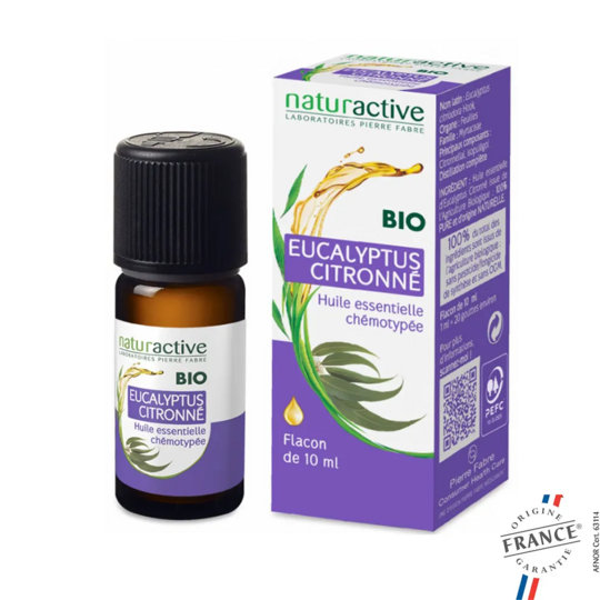 Naturactive Huile Essentielle Eucalyptus Citronne BIO 10 ml