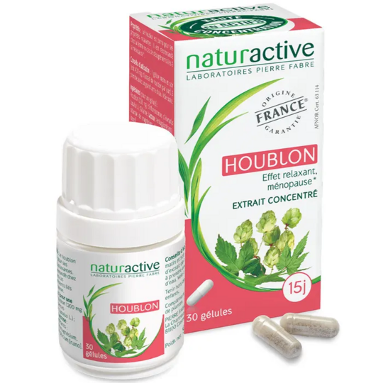 Naturactive Houblon 30 gélules – complément alimentaire humeur et ménopause