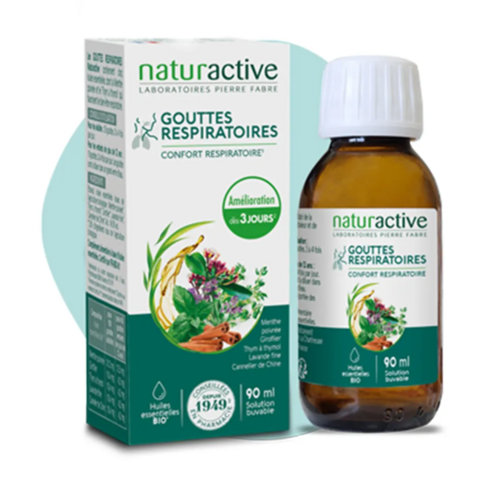 Naturactive Gouttes respiratoires aux huiles essentielles 90 ml