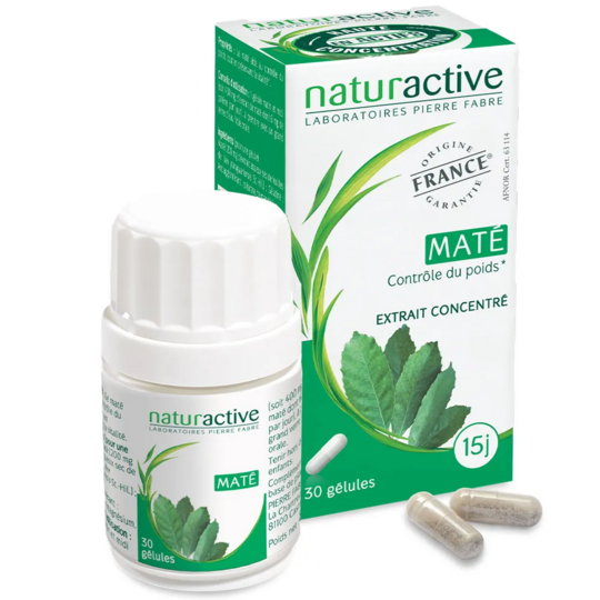 Naturactive Maté 30 gélules – complément minceur énergie et vitalité