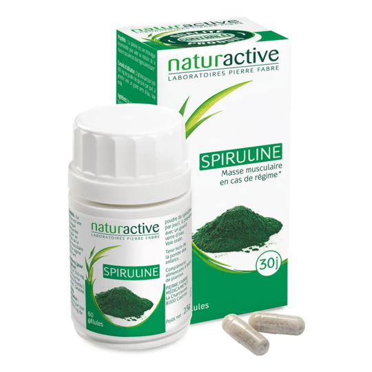 Naturactive Spiruline 60 gélules – complément alimentaire protéines et énergie