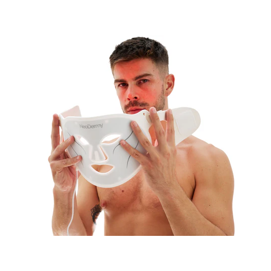 NeoDermy Masque LED 8 modes thérapie lumière visage anti-âge et imperfections
