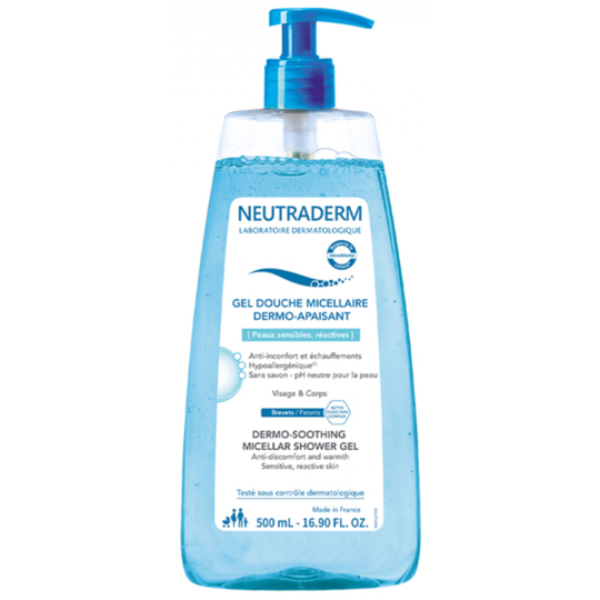 NEUTRADERM - Gel Douche Micellaire Dermo-Apaisant - 500 ml