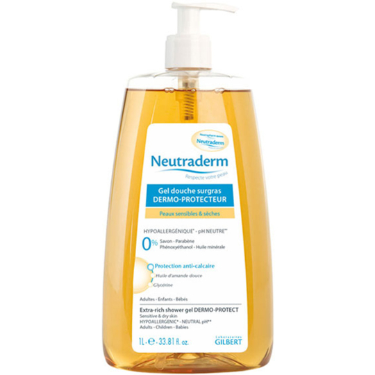 NEUTRADERM - Gel Douche Surgras Dermo-Protecteur - 1 litre