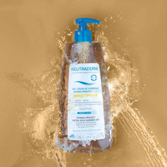 Neutraderm Gel Douche Surgras Dermo-Protecteur 500 ml peaux sèches
