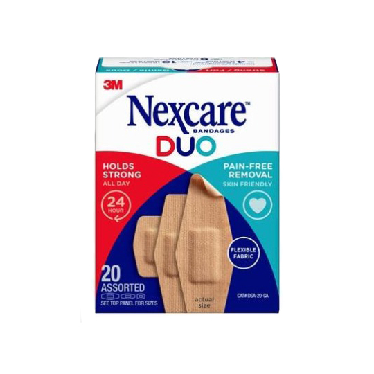NEXCARE 1er soin - Duo Pansements Adhésifs Assortis - 20 pansements