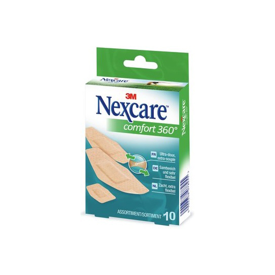 NEXCARE - Comfort 360° - Pansements Protection - 10 pansements