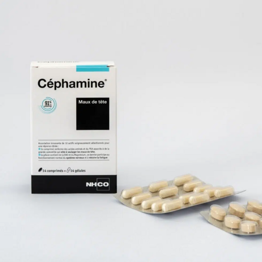 NHCO Céphamine Maux de tête et Douleurs cérébrales 14 gélules + 14 comprimés