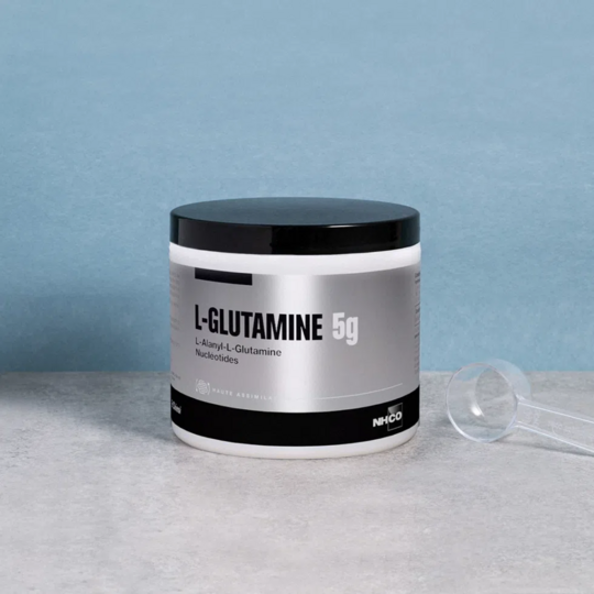 NHCO L-Glutamine 5 g poudre 195 g – Récupération musculaire, énergie cellulaire et confort digestif