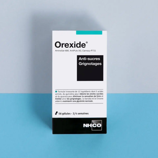 Nhco Orexide anti-sucres grignotages 56 gélules – Contrôle des envies, gestion du sucre et soutien minceur