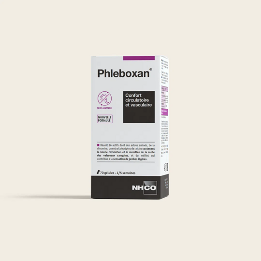 NHCO Nutrition Phleboxan Système Veineux 42 gélules – Circulation veineuse, jambes légères et confort circulatoire