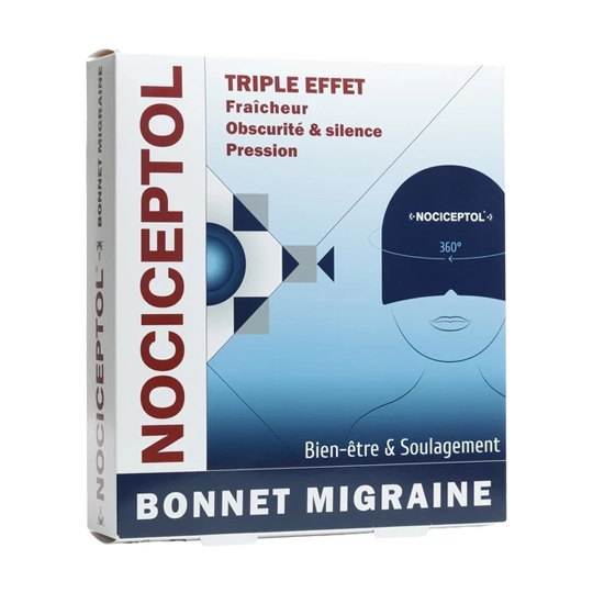 Nociceptol Bonnet Migraine soulagement par cryothérapie ciblée