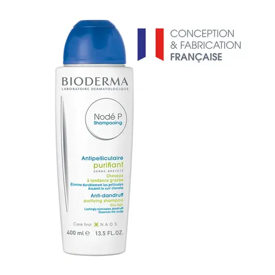 Bioderma Nodé P Shampooing Purifiant Cheveux Gras 400 ml
