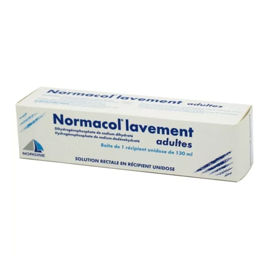 Normacol Lavement Adultes 130 ml – Médicament laxatif pour la constipation occasionnelle