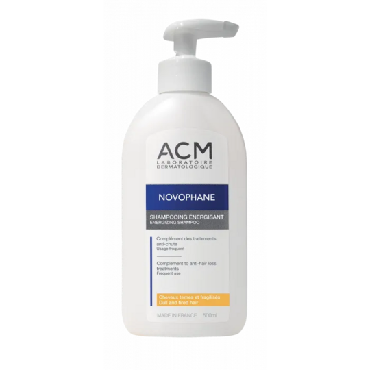 ACM Novophane shampoing énergisant 500 ml — soin fortifiant anti-chute